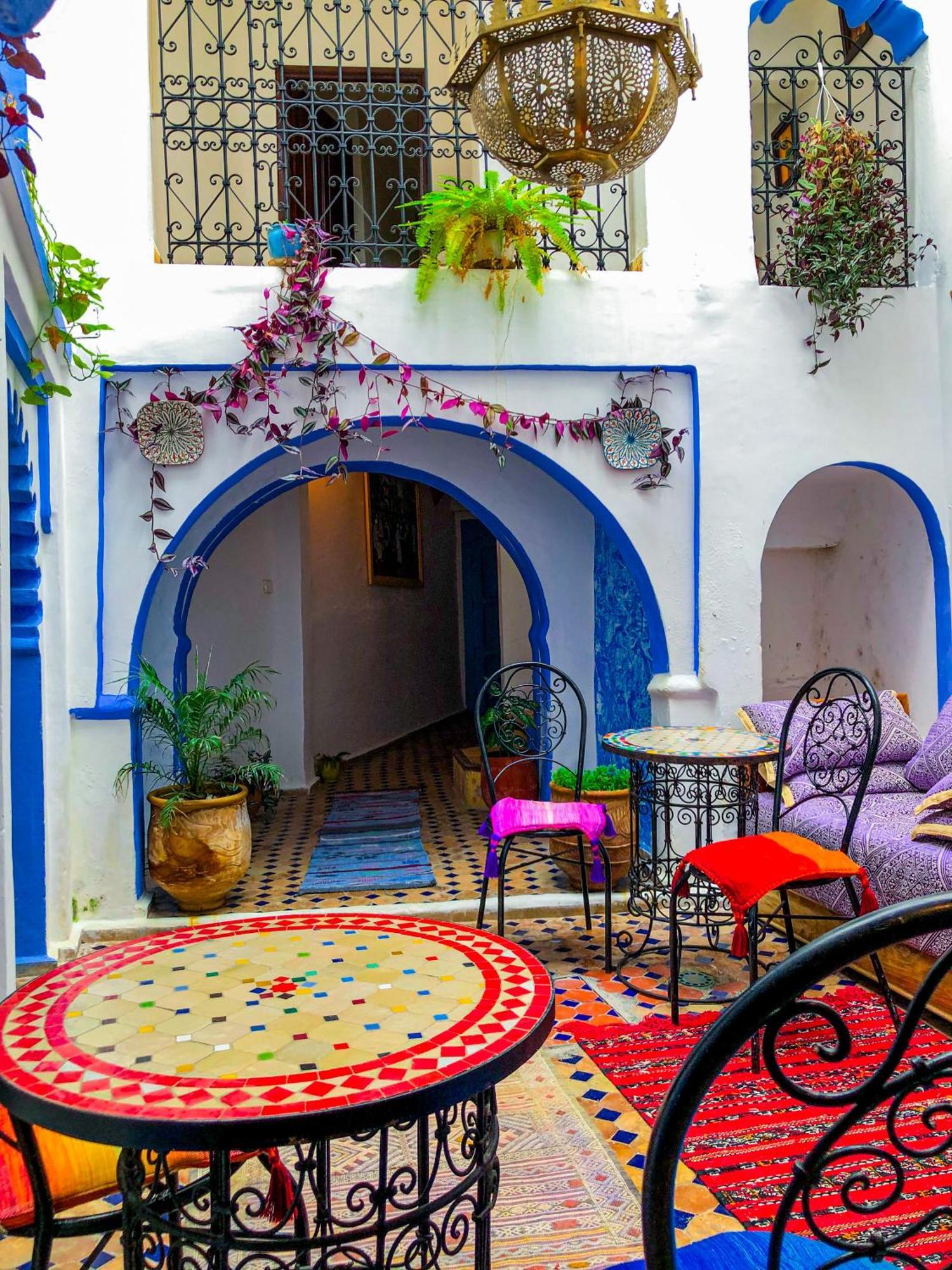 Riad Said Chaouen Chefchaouen Bagian luar foto